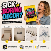 💥Early Bird Sale — 50% OFF🎁2027 Year of the Cunt Wall Calendar – Bold Graffiti Humor Calendar📆🌟