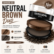 🥳2026 HOT SALE-50,000+ SOLD!💥 Instant adjustable eyebrow stampTwo-colour brow powder, waterproof & smudge-proof-Natural, full brows in seconds