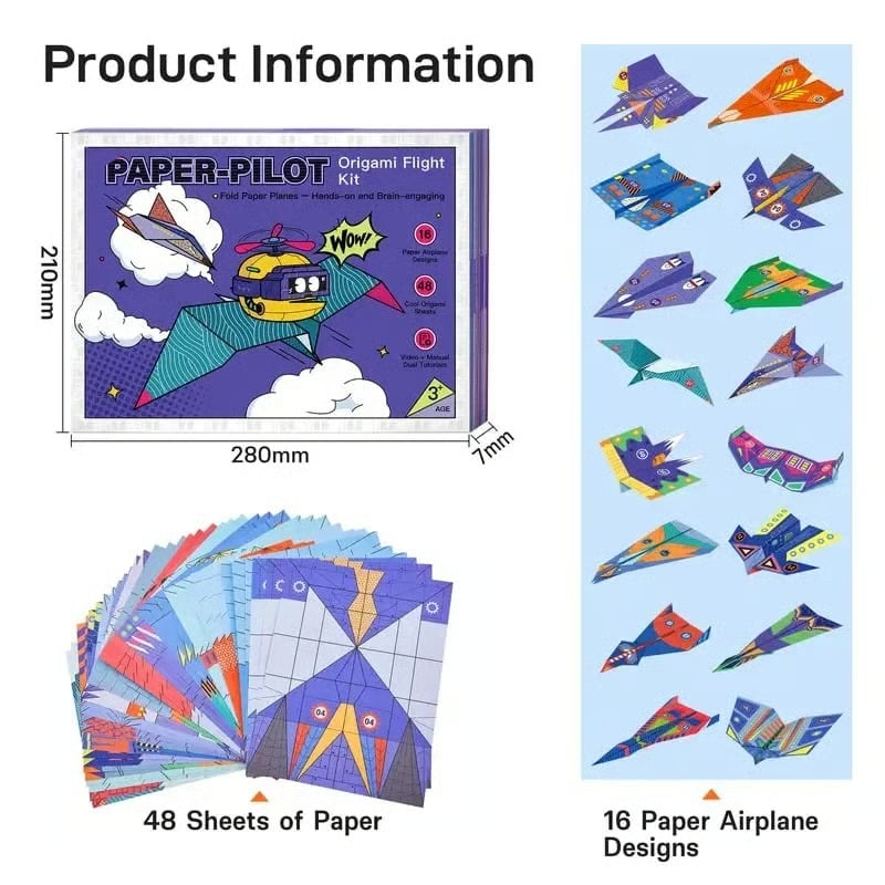 ✈️✨ DIY Paper Airplane Book