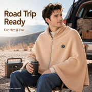 🔥 Saldi di Natale — 50% DI SCONTO!❄️ Resta al Caldo per Tutto l'Inverno — Coperta Scaldante Elettrica Portatile a Scialle
