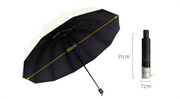 ☔12-Rib Large Foldable Windproof Umbrella