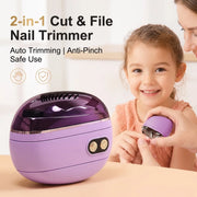 ✂️ LIMITED-TIME 50% OFF! 💅 2-in-1 Smart Electric Nail Clipper & Polisher 🌟