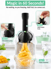 🔥46% OFF + Free Shipping｜One‑Touch Automatic Fruit Ice Cream Maker