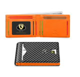 ⏳Time-Limited Special⏰RFID-Blocking Leather and Carbon Fiber Credit Card Holder