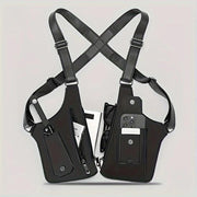 Premium Leather Adjustable Underarm Shoulder Bag for Men & Women