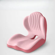 Ergonomic Memory Foam Seat Cushion with Lumbar & Back Support. Relieves Back Pain. Reduces Pressure