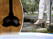Aluminum alloy with LED light non-slip foldable walking stick