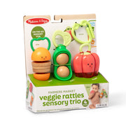 Farmers Market Veggie Rattles Trio