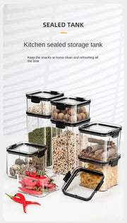 Glossy Plastic Grain Storage Jar