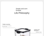 Glossy Plastic Grain Storage Jar