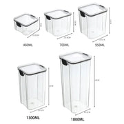 Glossy Plastic Grain Storage Jar