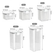 Glossy Plastic Grain Storage Jar