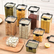 Glossy Plastic Grain Storage Jar