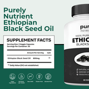 Purely Nutrient Ethiopian Black Seed Oil