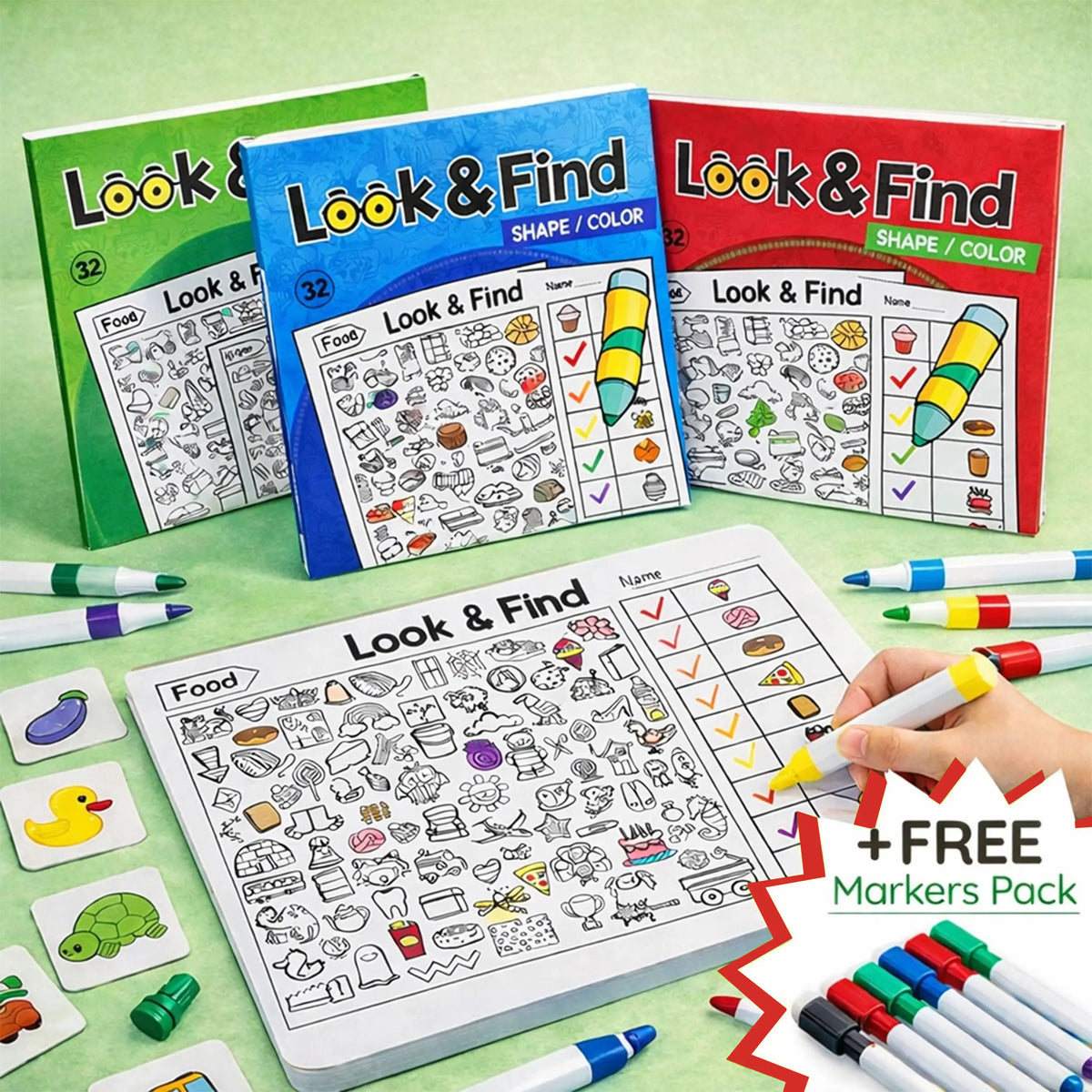 Look & Find Coloring Books