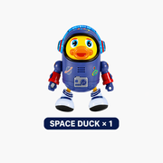 Electric Space Duck: Interactive Walking & Dancing Toy with Dazzling Lights and Fun Sounds for Toddlers