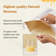 Premium 100% Cotton-Beeswax Bread Bags by Lorine™