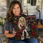 🎤 Premium 3D Pearl Dolly Country Music Tribute Art Kit | Luxury Flocked Canvas with Scratch-Resistant Non-Fading Acrylic Resin Pearls & Faceted Drills DIY Keepsake Decor 💎✨