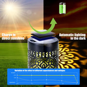 4 Pack Mandala Solar Wall Lights, IP65 Waterproof Outdoor Decorative Lights for Garden, Fence, Patio, Holiday Decoration
