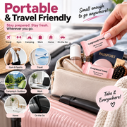 30-Pack Disposable Compressed Towels – Soft. Absorbent & Travel-Friendly
