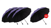 ☔12-Rib Large Foldable Windproof Umbrella