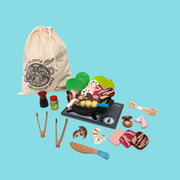 Little Foodie Book Bundle with Wooden & Magnetic Hot Pot Toy