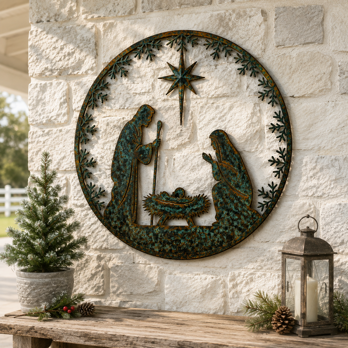 💥 LAST DAY 50% OFF✨--🎄✨ Nativity Scene Christmas Wall Decor for Holiday Faith 🙏
