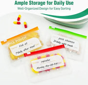 🔥💊A8 Waterproof Pill Case Set – For 7 to 14 days of medication & vitamins 💧Waterproof & shatterproof