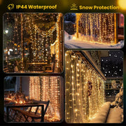 Remote-Control Led Curtain Light-9.8*9.8 FT