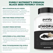 Purely Nutrient Ethiopian Black Seed Oil