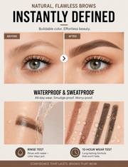 🥳2026 HOT SALE-50,000+ SOLD!💥 Instant adjustable eyebrow stampTwo-colour brow powder, waterproof & smudge-proof-Natural, full brows in seconds