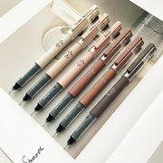 Coffee Theme Liquid Quick-drying Ink Gel Pen, No Smear Soft Touch Pen for Note Taking Drawing School Office Stationery Supplies, Aesthetic Pens