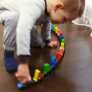 Wooden Magnetic Number & Letter Train Toy
