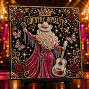 🎤 Premium 3D Pearl Dolly Country Music Tribute Art Kit | Luxury Flocked Canvas with Scratch-Resistant Non-Fading Acrylic Resin Pearls & Faceted Drills DIY Keepsake Decor 💎✨