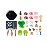 Little Foodie Book Bundle with Wooden & Magnetic Hot Pot Toy