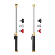 Professional Three-Nozzle Power-Boosting Garden Hose High-Pressure Washer Wand