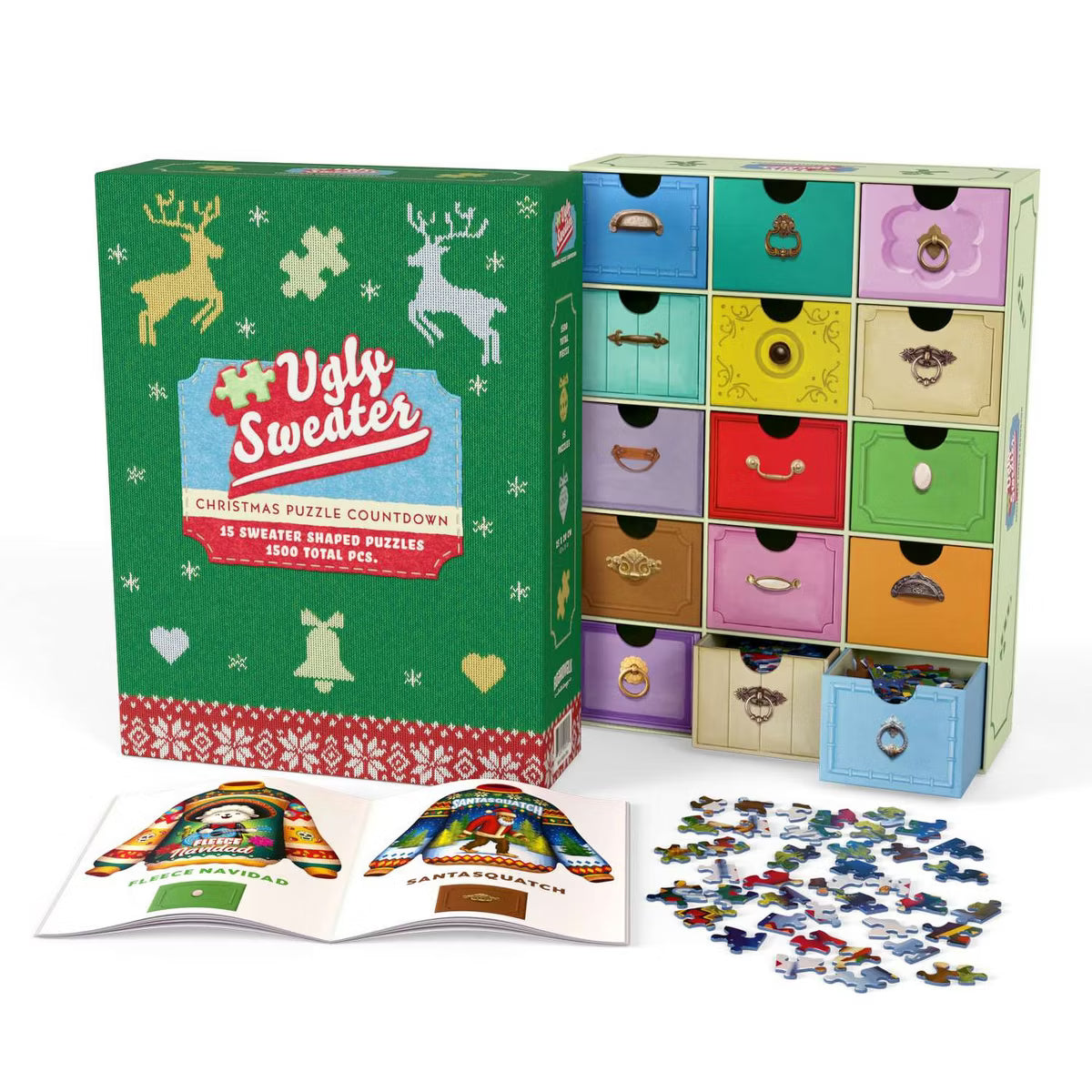 🎄 Ugly Sweater Puzzle Countdown
