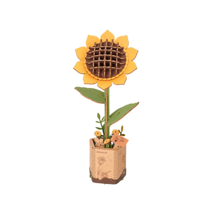 🌻 Build Your Own Wooden Sunflower