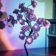 📢📢50% OFF！！⏰🌹Rose Flower Design Tree Night Light🌟