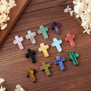 ✝️50 Piece Handmade Natural Crystal Crosses