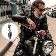 Piston art skull keychain （pendant/flashlight）