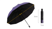 ☔12-Rib Large Foldable Windproof Umbrella