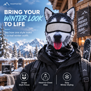 🐾❄️ Snow Crew – Animal-Style Winter Balaclava