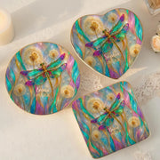Dragonfly Appear When Your Angel Is Near - Personalized Jewelry Dish, Memorial Gift For Loss Of Loved One