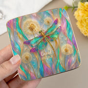 Dragonfly Appear When Your Angel Is Near - Personalized Jewelry Dish, Memorial Gift For Loss Of Loved One