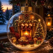 🔥Limited time 70% OFF -✨🎄 Glowing Christmas Story Ornament – Light-Up Mini Holiday Scene
