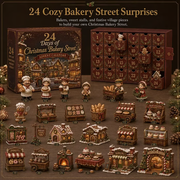 ✨🎄24 Days Of Christmas Village Friends Advent Calendar | 24 Unique Miniature Characters, Shops & Holiday Collectibles for a Complete Festive Village