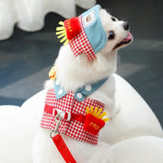 3-in-1 Pet Harness Set with Sun Hat & Leash