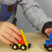Wooden Magnetic Number & Letter Train Toy