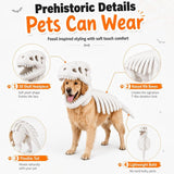 Pet Dinosaur Costume, Dog Dinosaur Skeleton Costume